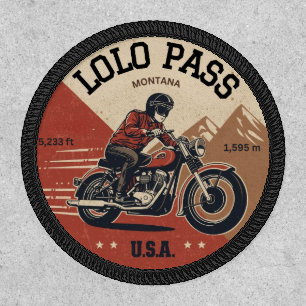 lolo pass road Oregon motorcycle trip Patch