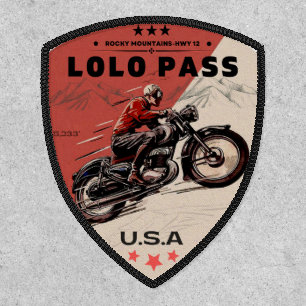 lolo pass road Oregon motorcycle trip Patch