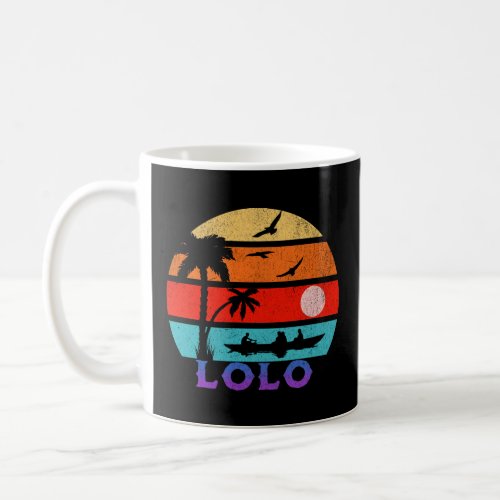 Lolo Retro Sunset Ocean Grandfather Coffee Mug
