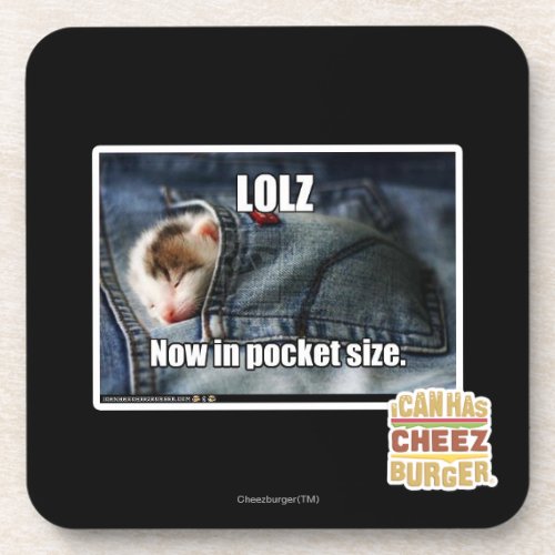 LOLZ Now in Pocket Size Coaster