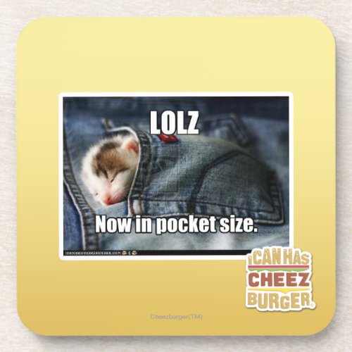 LOLZ Now in Pocket Size Coaster