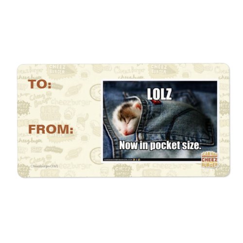 LOLZ Now in Pocket Size Label