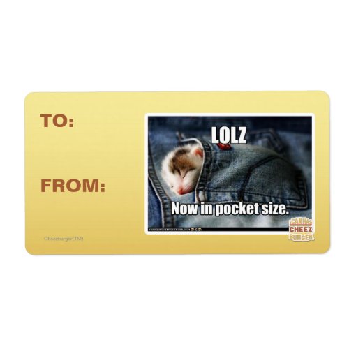 LOLZ Now in Pocket Size Label