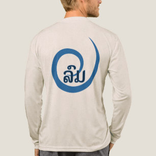 Lom, Wind, blue circle and Lao Tri-Blend Shirt