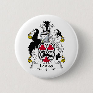 Lomax Family Crest Button