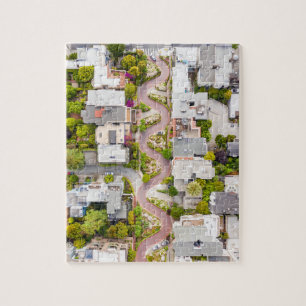 Lombard Street in San Francisco Jigsaw Puzzle