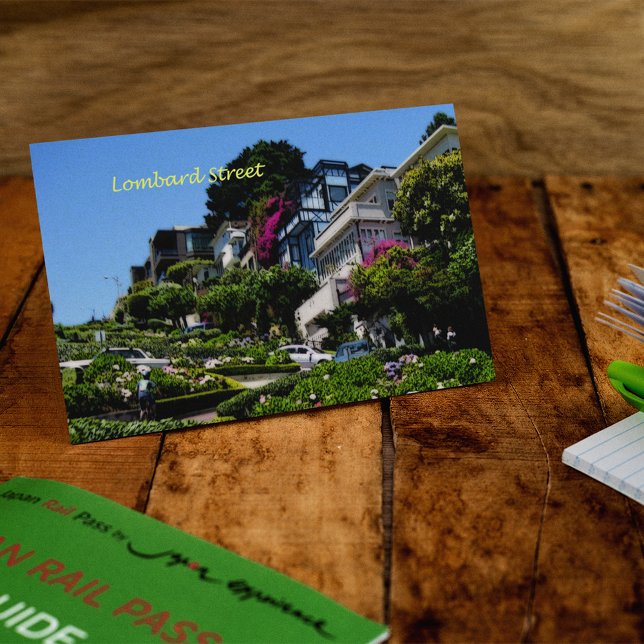 Lombard Street Postcard (Creator Uploaded)