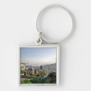Lombard Street - San Francisco, California Keychain