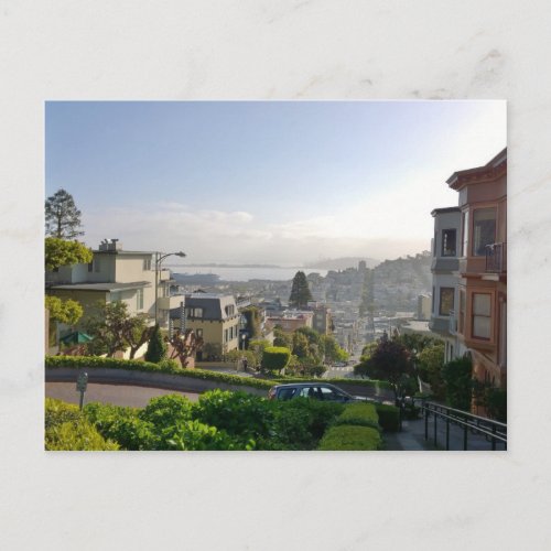 Lombard Street _ San Francisco California Postcard