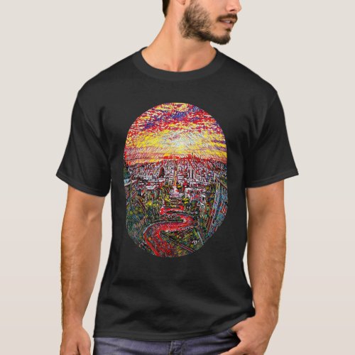 Lombard Street San Francisco California USA T_Shirt