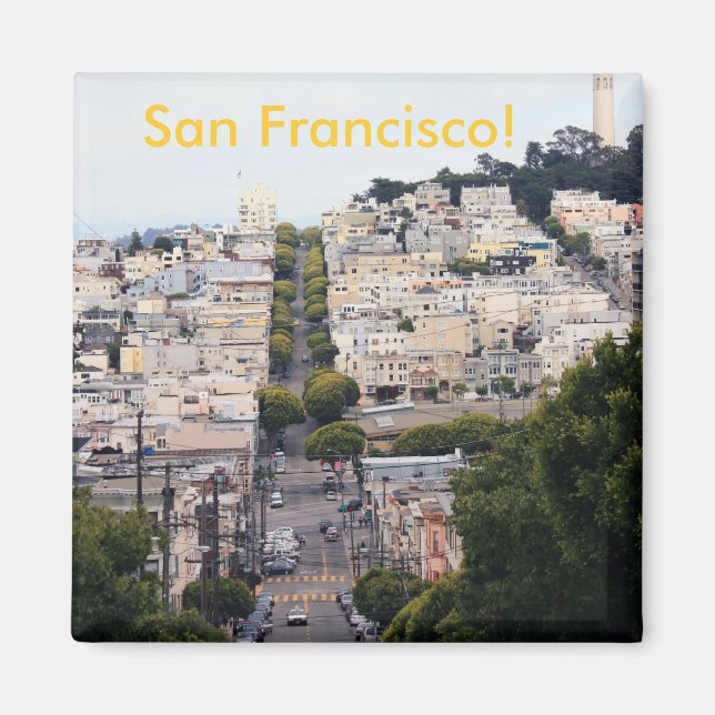 Lombard Street, San Francisco Magnet (Front)