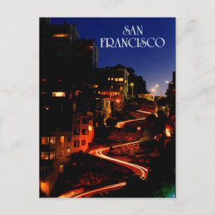 Lombard Street San Francisco Postcard