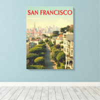 Lombard Street, San Francisco | Vintage Retro