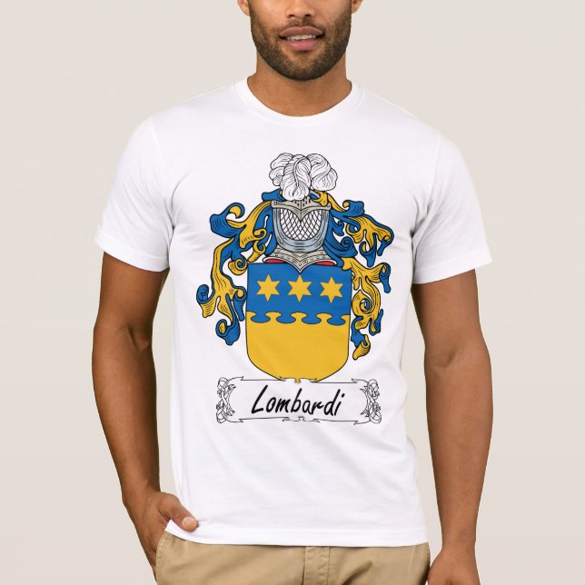 Lombardi Family Crest T-Shirt (Front)