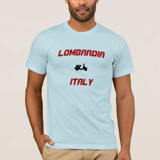 Lombardia, Italy Scooter T-Shirt (Front)