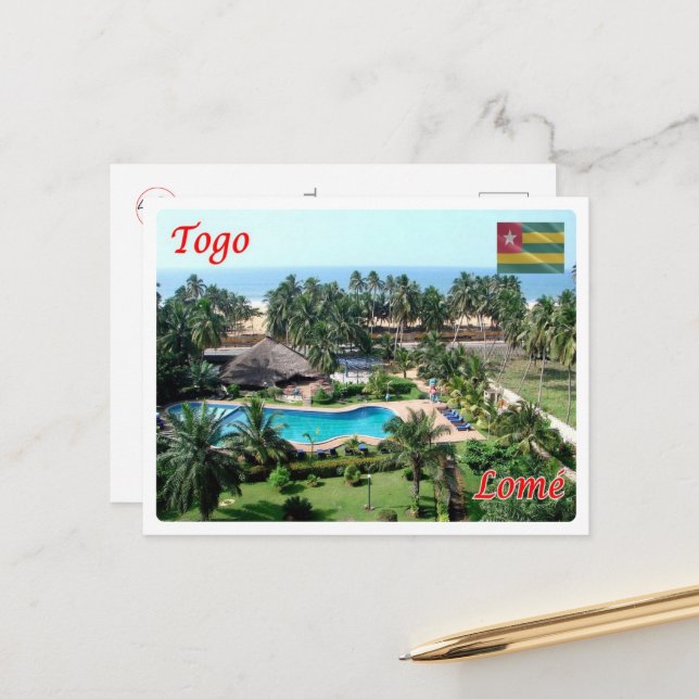 Lomé - Togo - Postcard (Front/Back In Situ)