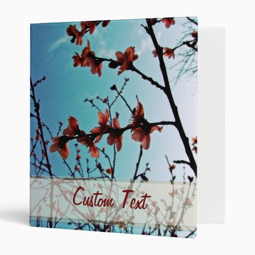 Lomo Spring Blossoms Photography vinyl Binder