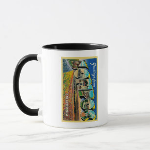 Lompoc, California - Large Letter Scenes Mug