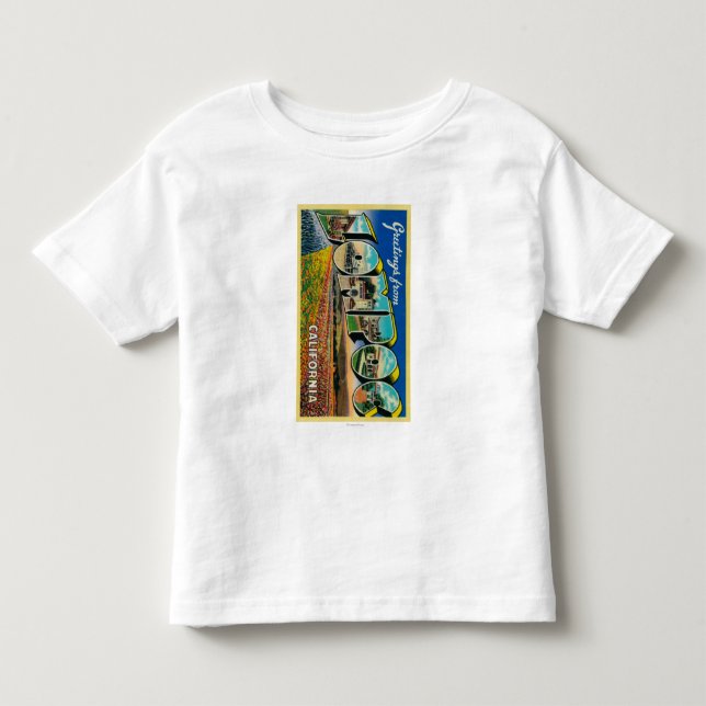Lompoc, California - Large Letter Scenes Toddler T-shirt (Front)