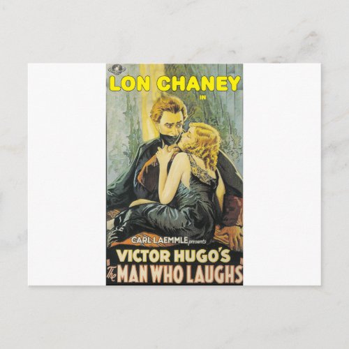 Lon Chaney is The Man Who Laughs Postcard