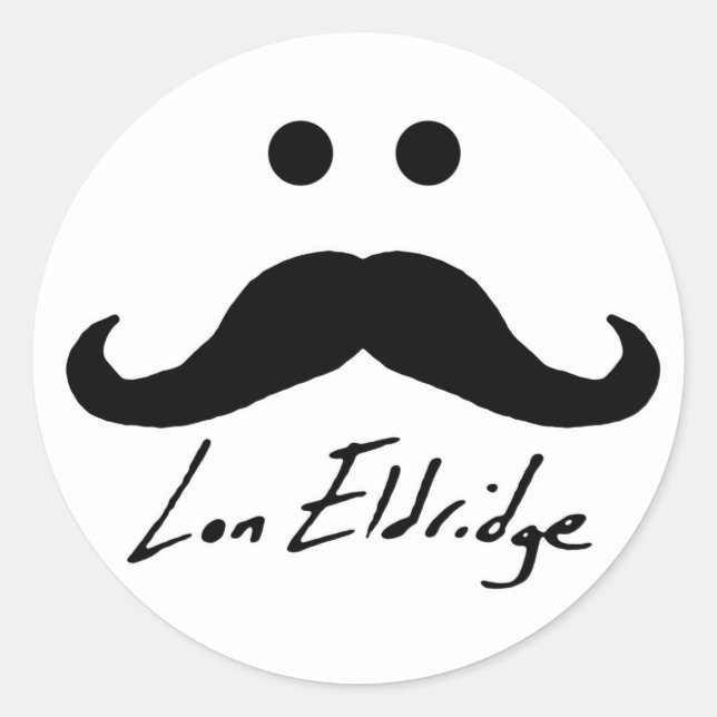 Lon Eldridge stickers! Classic Round Sticker (Front)