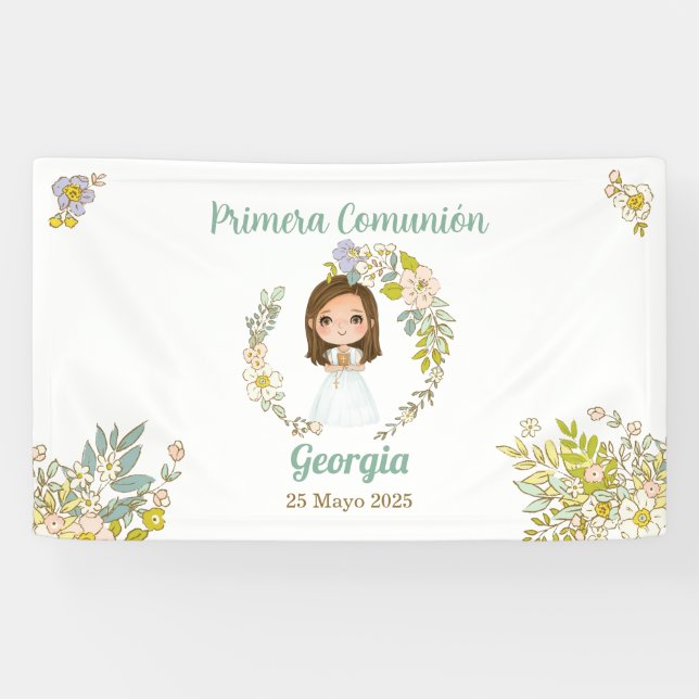 Lona Primera Comunión GEORGIA Banner (Horizontal)
