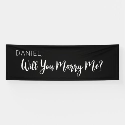 Lona  Will you Marry Me Proposal Sign banner 