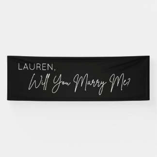 Lona Will you Marry Me Proposal Sign banner backd