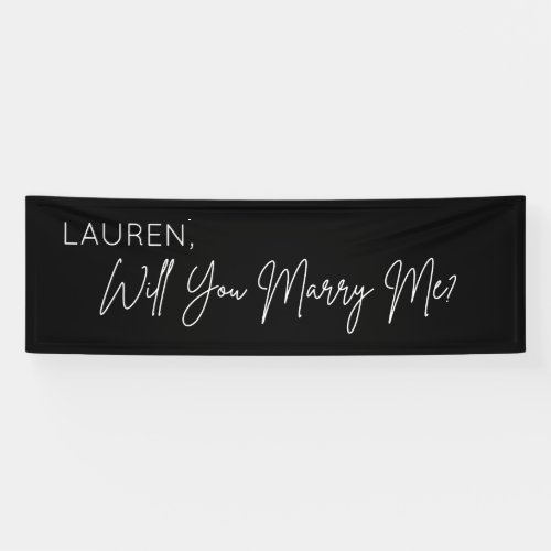 Lona  Will you Marry Me Proposal Sign banner backd