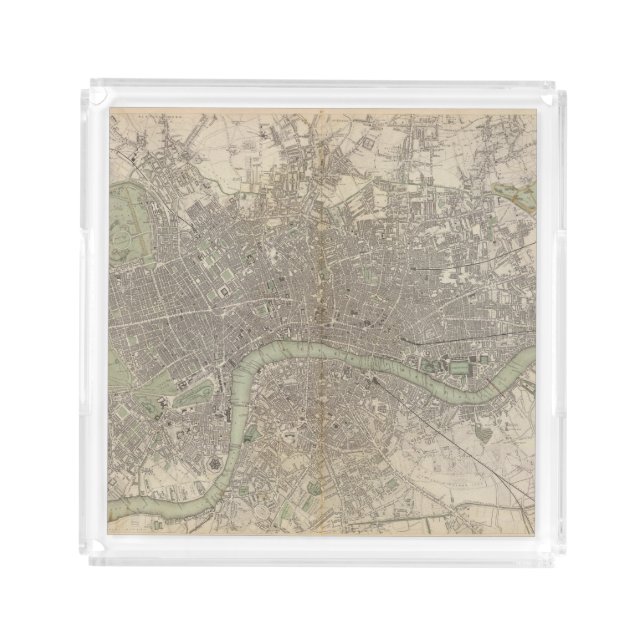London 1843 acrylic tray (Front)