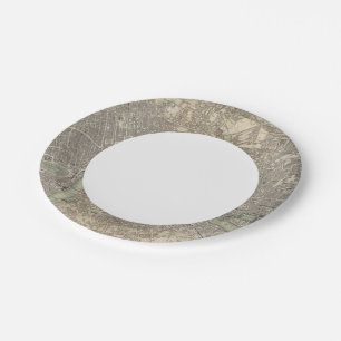London 1843 paper plates