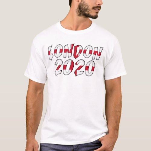London 2020 European Championship Soccer T_Shirt
