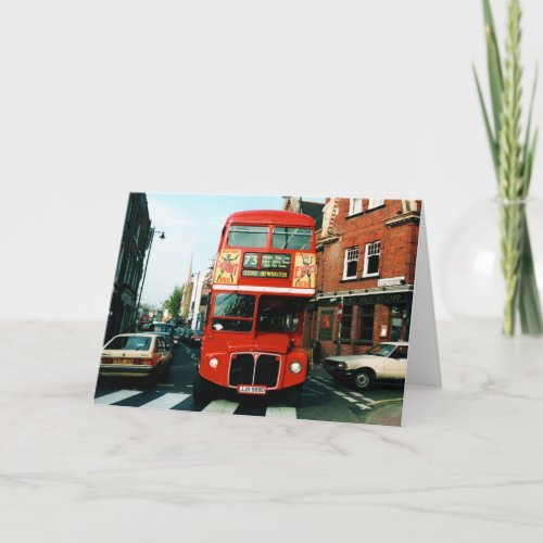 London  73 Double_decker Bus Card