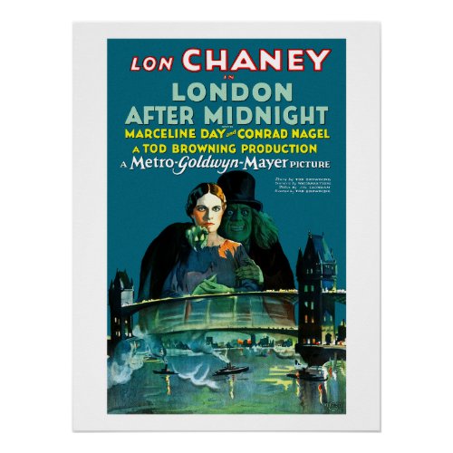 London After Midnight 1927 Poster