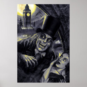 London After Midnight Vintage Horror Poster