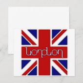 'London' ambigram on UK flag (Front/Back)
