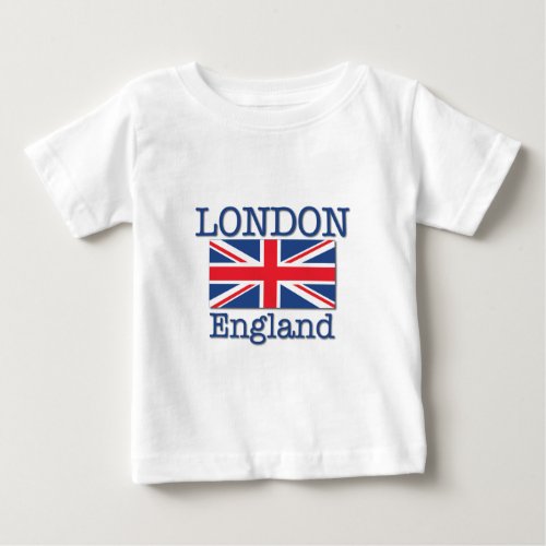 London and Union Jack Baby T_Shirt