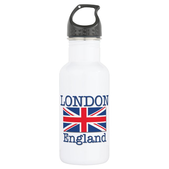 London and Union Jack Water Bottle (Front)