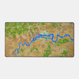 London Anglo Saxon Map Deskmat