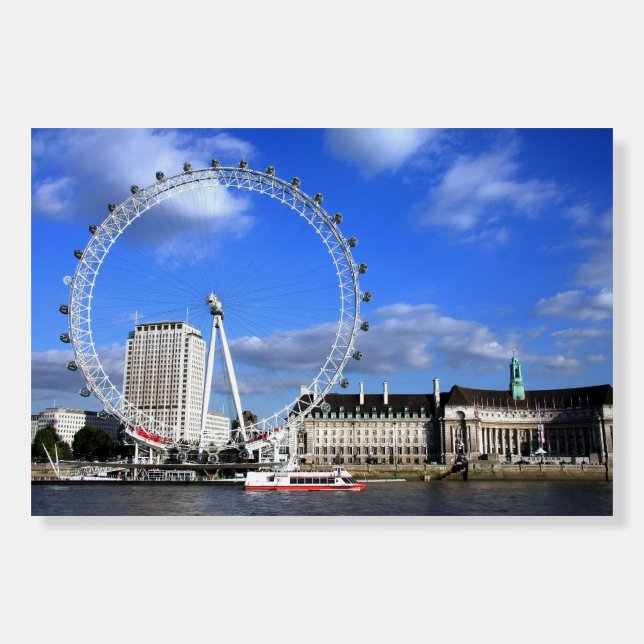 London Architecture amazing view merry-go-round Foam Board (Front)