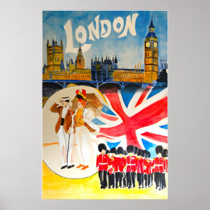 London Art England Travel Poster UK Print English
