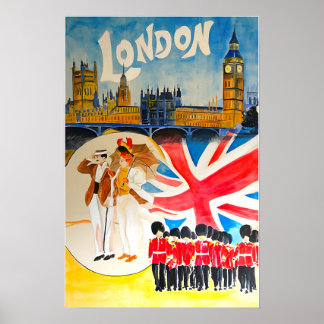 London Art England Travel Poster UK Print English 