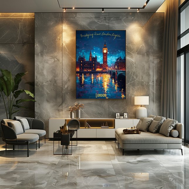 London at Dusk - Bridging Time and Beauty  Poster (Creator Uploaded)