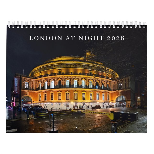 London at night 2026 Calendar (Cover)