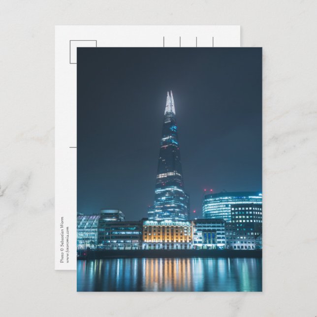 London at Night Postcard (Front/Back)