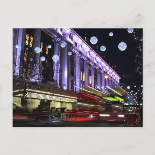 London at night Postcard