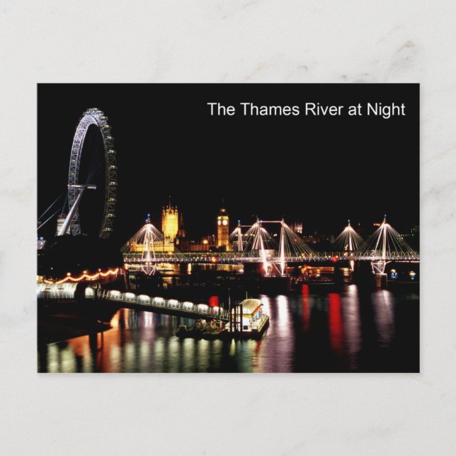 london at night postcard (Front)