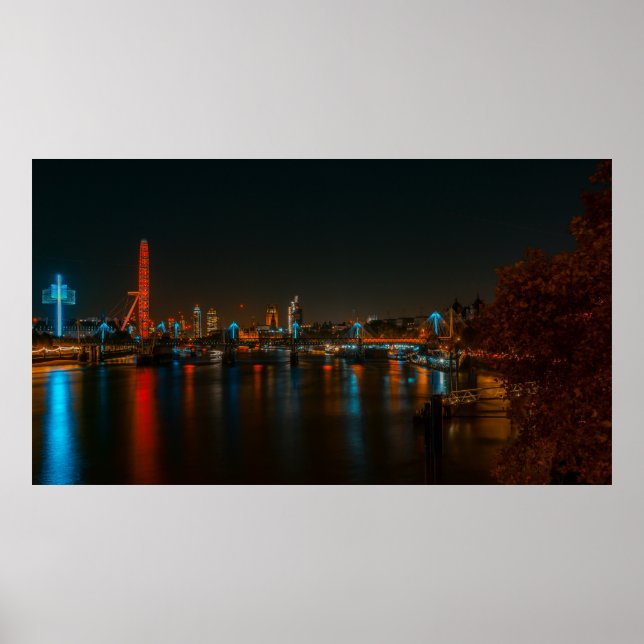 LONDON AT NIGHT POSTER (Front)