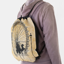  London Attraction Ink Sketch Neutral Abstract