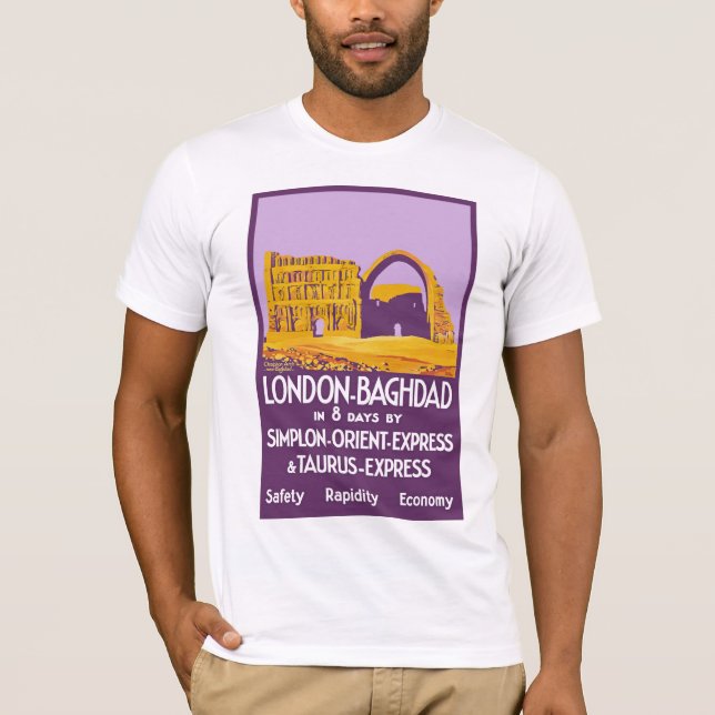 London - Baghdad Orient Express T-Shirt (Front)